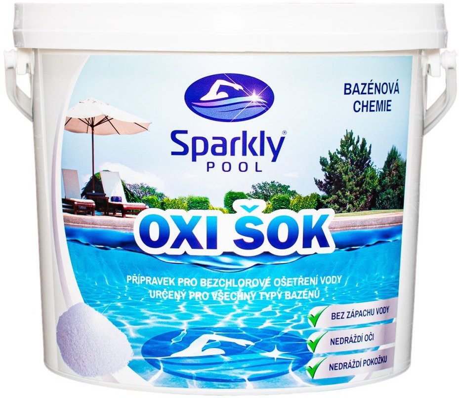 

Sparkly POOL Oxi šok kyslíkový 3 kg