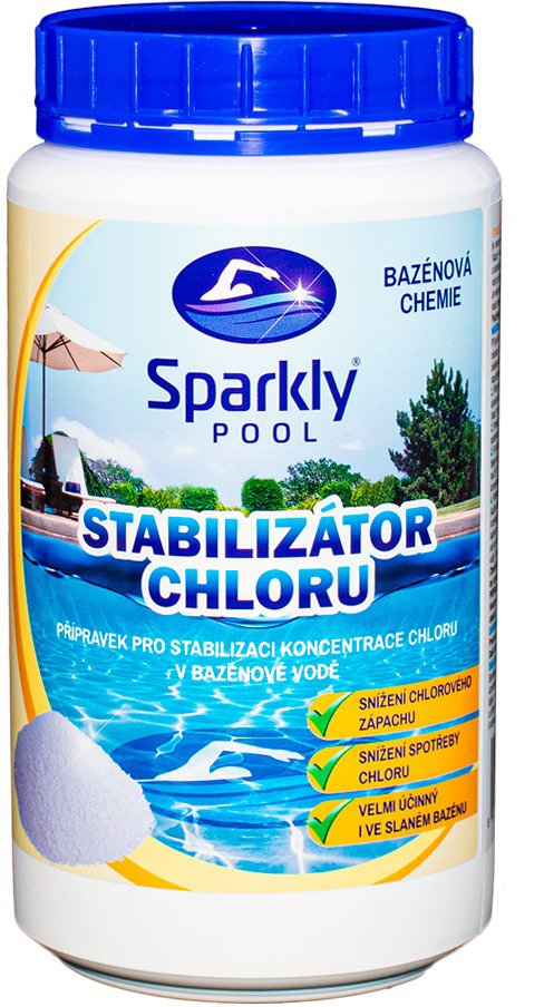 

Sparkly POOL Stabilizátor chloru - chlor stabil 1 kg