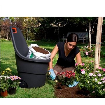 

STEFANPLAST Vozík zahradní HELPY CART, objem 50l, zelený