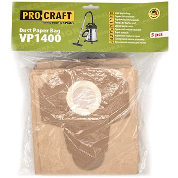 

Procraft Sáček papírový pro průmyslový vysavač VP1400