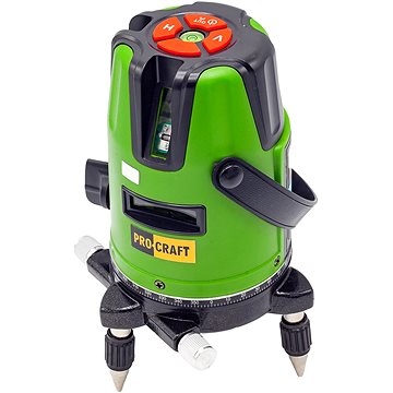 

Procraft LE-3D zelený liniový, křížový samonivelační