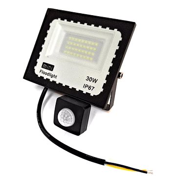 

Pronett XJ4885 Halogenový LED reflektor, IP67, studená bílá, 2100 lm, 30 W s pohybovým senzorem