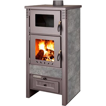 

PRO-TERMO Krbová kamna Taurus Ceramic, šedá, 12 kW, kouřovod 120 mm