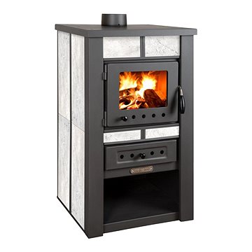 

PRO-TERMO Krbová kamna Alpina Ceramic bíl, 12 kW, kouřovod 120 mm