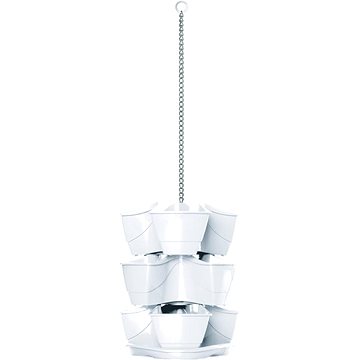 

PROSPERPLAST Květináč kaskáda COUBI DKN300W, bílý