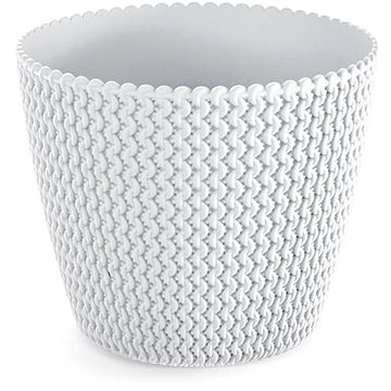

PROSPERPLAST Obal na květináč plastový SPLOFY DSP160, bílý