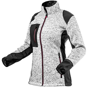 

Neo tools dámská pletená bunda softshell výztuhy, černo-šedá, XL