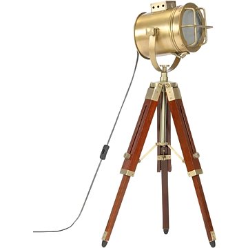 

Stojací lampa na stativu masivní mangovníkové dřevo 69 cm