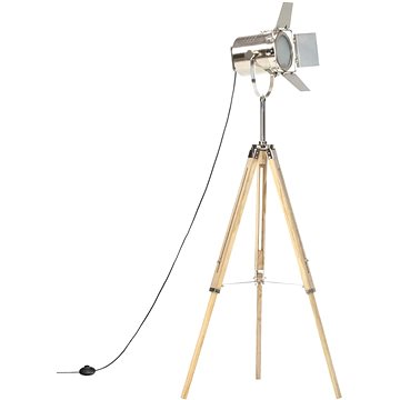 

Stojací lampa na stativu masivní mangovníkové dřevo 140 cm