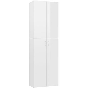 

SHUMEE 60 x 32 x 190 cm dřevotříska, bílá s vysokým leskem