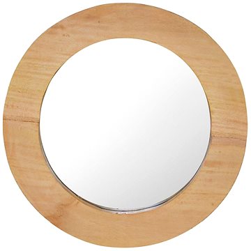

Nástěnné zrcadlo 40 cm teak kulaté