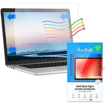 

Ocushield privátní fólie s blue-light fitrem pro MacBook Pro 15" (344x223mm)