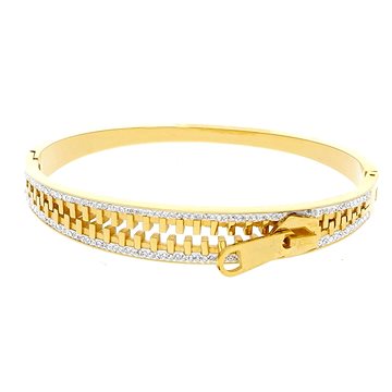 

Ewena Dámský náramek Zip Gold LHU244