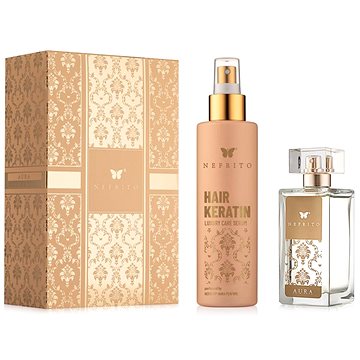 

Nefrito Aura 100ml + hair keratin 200ml, dárková kazeta
