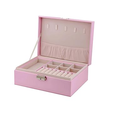 

Verk 01788 Designová šperkovnice 23 × 17 × 9 cm růžová