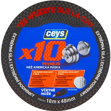 

CEYS Profesionální páska extrémně odolná 18 m × 48 mm