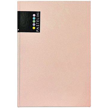 

KARTON P+P Pastelini záznamní kniha A4 96 listů, lamino mat, meruňková
