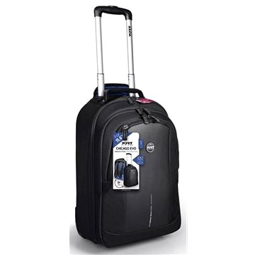 

PORT DESIGNS CHICAGO EVO BACKPACK TROLLEY na 15,6’’ notebook a 10,1" tablet, černý
