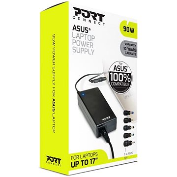 

PORT CONNECT ASUS 100% napájecí adaptér k notebooku, 19V, 4,74A, 90W, 5x ASUS konektor