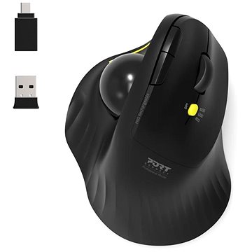 

PORT CONNECT ERGONOMIC TRACKBALL, černá