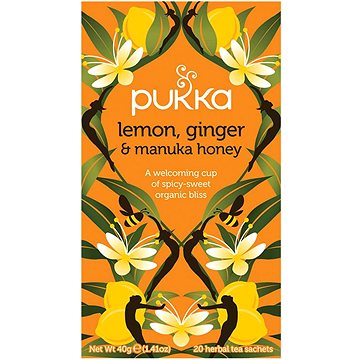 

Pukka Lemon Ginger Manuka Honey BIO 20 × 2g