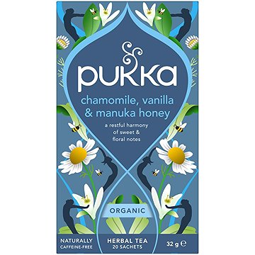 

Pukka Chamomile, Vanilla & Manuka honey BIO 20 × 1,6 g