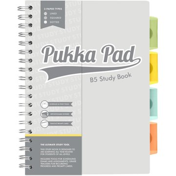 PUKKA PAD Study Book, B5, linkovaný, 100 listů