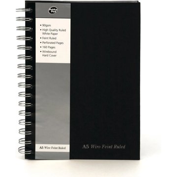 PUKKA PAD Black Range, A5, linkovaný, 80 listů
