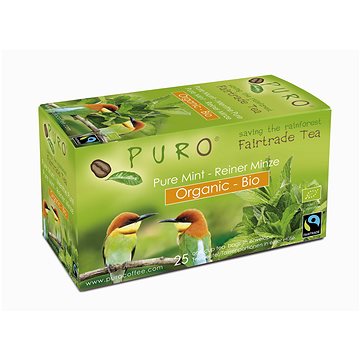 

Puro Fairtrade BIO čaj porcovaný organický mátový, 25x1,5g