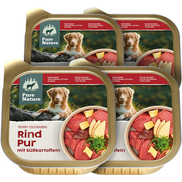 

Pure Nature Dog Adult paštika Hovězí PUR 4 × 150 g