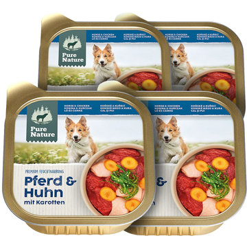 

Pure Nature Dog Adult paštika Koňské a Kuře 4 × 150 g