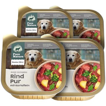 

Pure Nature Dog Senior paštika Hovězí PUR 4 × 150 g