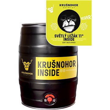 

Krušnohor Světlý ležák 11° soudek 5l