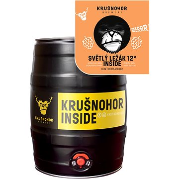 

Krušnohor Světlý ležák 12° soudek 5l