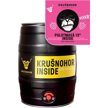 

Krušnohor Polotmavá 13° soudek 5l