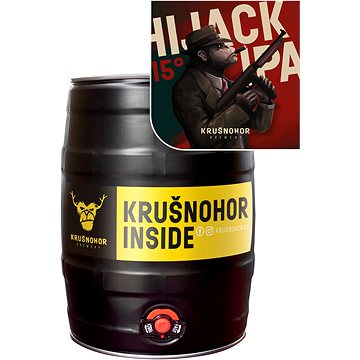 

Krušnohor Hijack IPA 15° soudek 5l