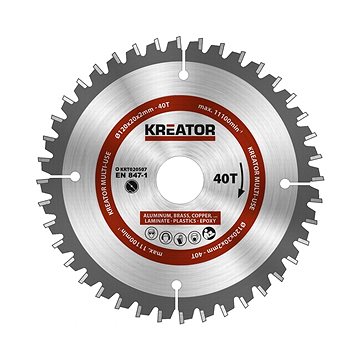 

KREATOR Pilový kotouč univerzální 120mm 40T KRT020507