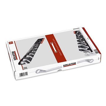 

KREATOR Sada oboustranných očkových klíčů 6-32mm - 12ks KRT500006