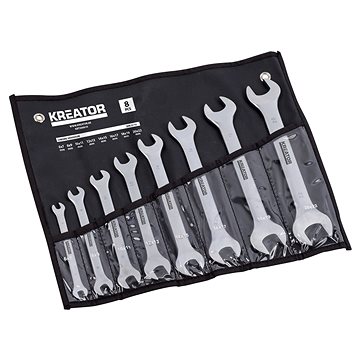

KREATOR Sada oboustranných otevřených klíčů 6-22mm 8ks KRT500010