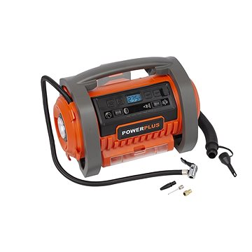 

POWERPLUS Kompresor AKU 20V+220V POWDP7030 (bez AKU)