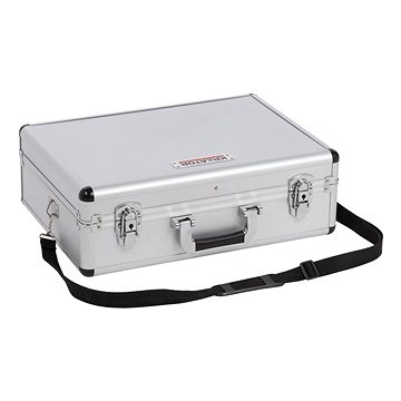

KREATOR Hliníkový kufr 460x330x155mm stříbrný KRT640102S