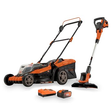 

POWERPLUS Rotační sekačka AKU 420 mm, 40V LI-ION, SET POWDPG75621 (1x2,5 Ah)
