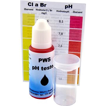 

PWS Tester pH, kapkový