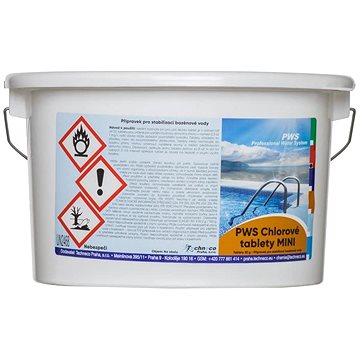 

PWS Chlorové tablety pomalurozpustné 20 g 3 kg