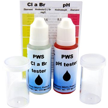 

PWS Kapkový tester Bazénové vody pH a Cl