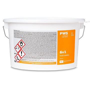 

PWS Multi tablety 6v1 do bazénu 200 g 5 kg