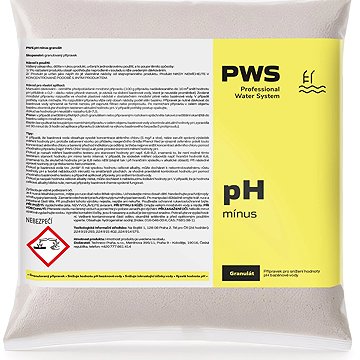 

PWS pH mÍnus 1 kg pro úpravu PWS pH vody, DOPLNĚNÍ