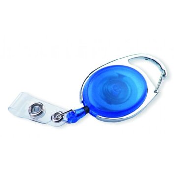 EUROSUPPLIES OVAL pro visačky, chromovaná/modrá - balení 10 ks