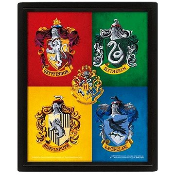 

Harry Potter: Colorful Crest - 3D obraz