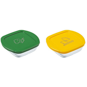 

Pyrex 913S571/7646 Sada dóz 2 ks čtverec